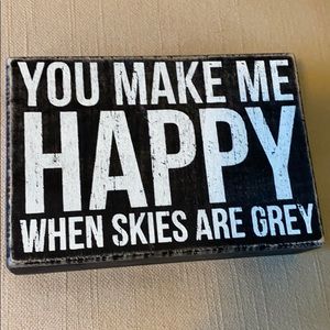 You are my sunshine sign